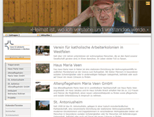 Tablet Screenshot of haus-maria-veen.de